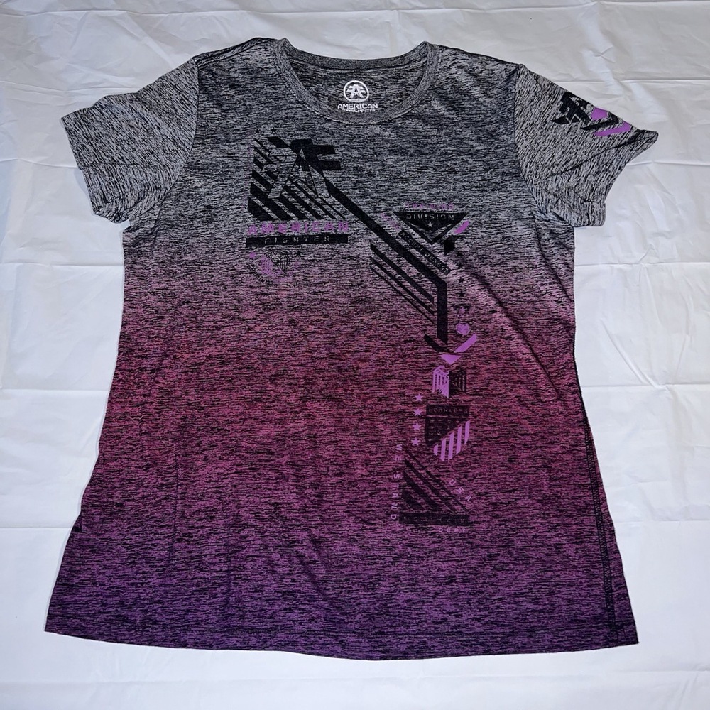 American Fighter Graphic T-Shirt Women’s Large